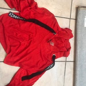 Red hoodie